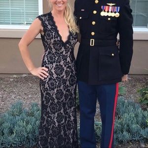 Black lace Prom/Ball gown